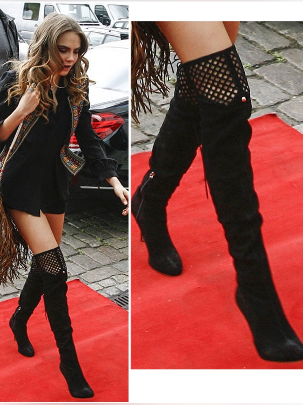 Sophia Webster Adrianna Suede Over-the-Knee Boots, $1,295 37